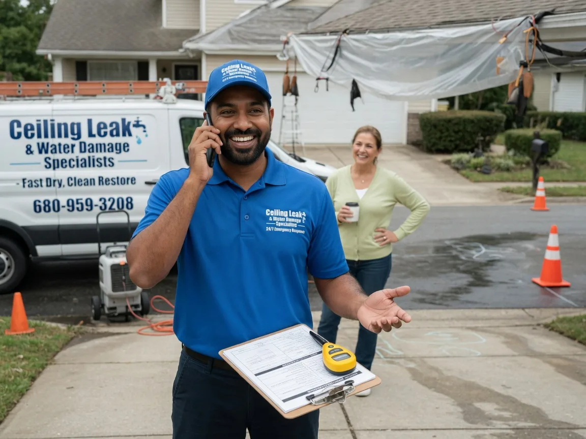 Ceiling Leak Cleanup Ashton, ID FAQs